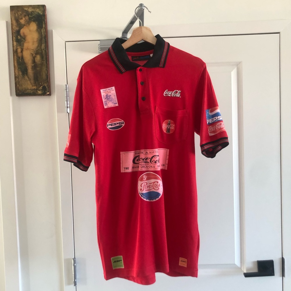Coca Cola Pepsi vintage logo shirt